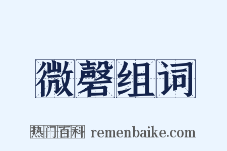 微磬组词是什么意思的图片